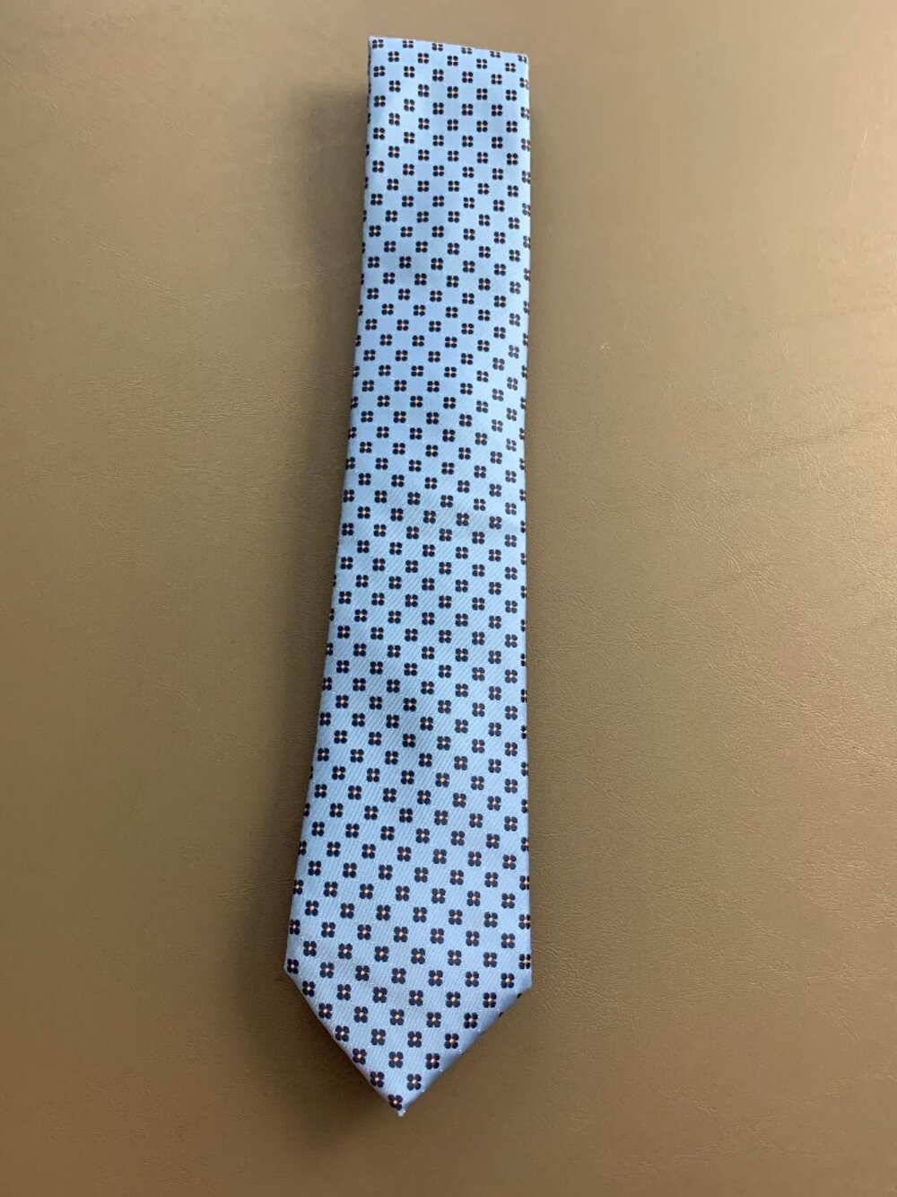 Club Room Men's 3'' 100% Polyester Neck Tie, Blue Dovekie Floral, One Size